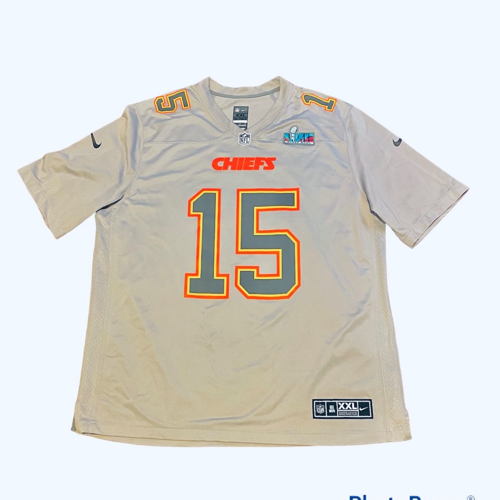 NWOT City Chiefs Nike Super Bowl LVII Patch Jersey - Gray - Picture 5 of 12